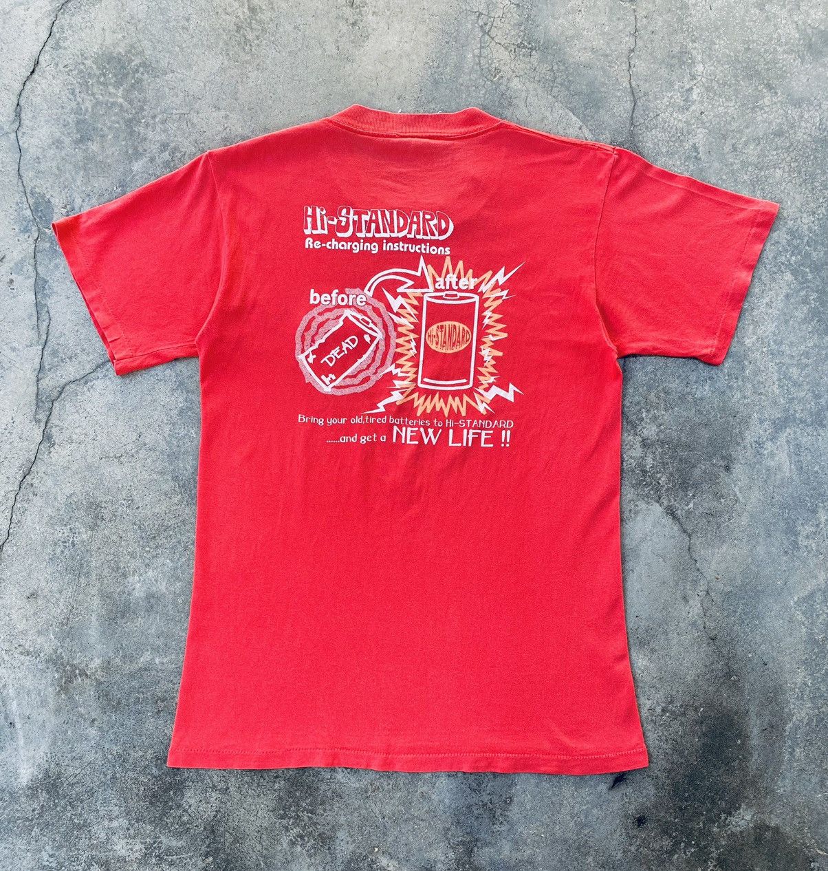 Band Tees Vintage Hi Standard Punk Band Tees Distressed Size US M / EU 48-50 / 2 - 2 Thumbnail