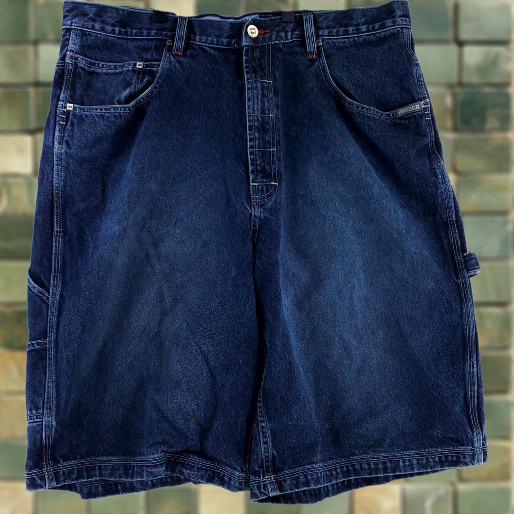Vintage VINTAGE Mecca DNM VTG Y2K Jean Shorts Jorts Baggy Skater 12" inseam Mens 38 Blue Jeans Shorts Mens 38 Size US 38 / EU 54 - 1 Thumbnail