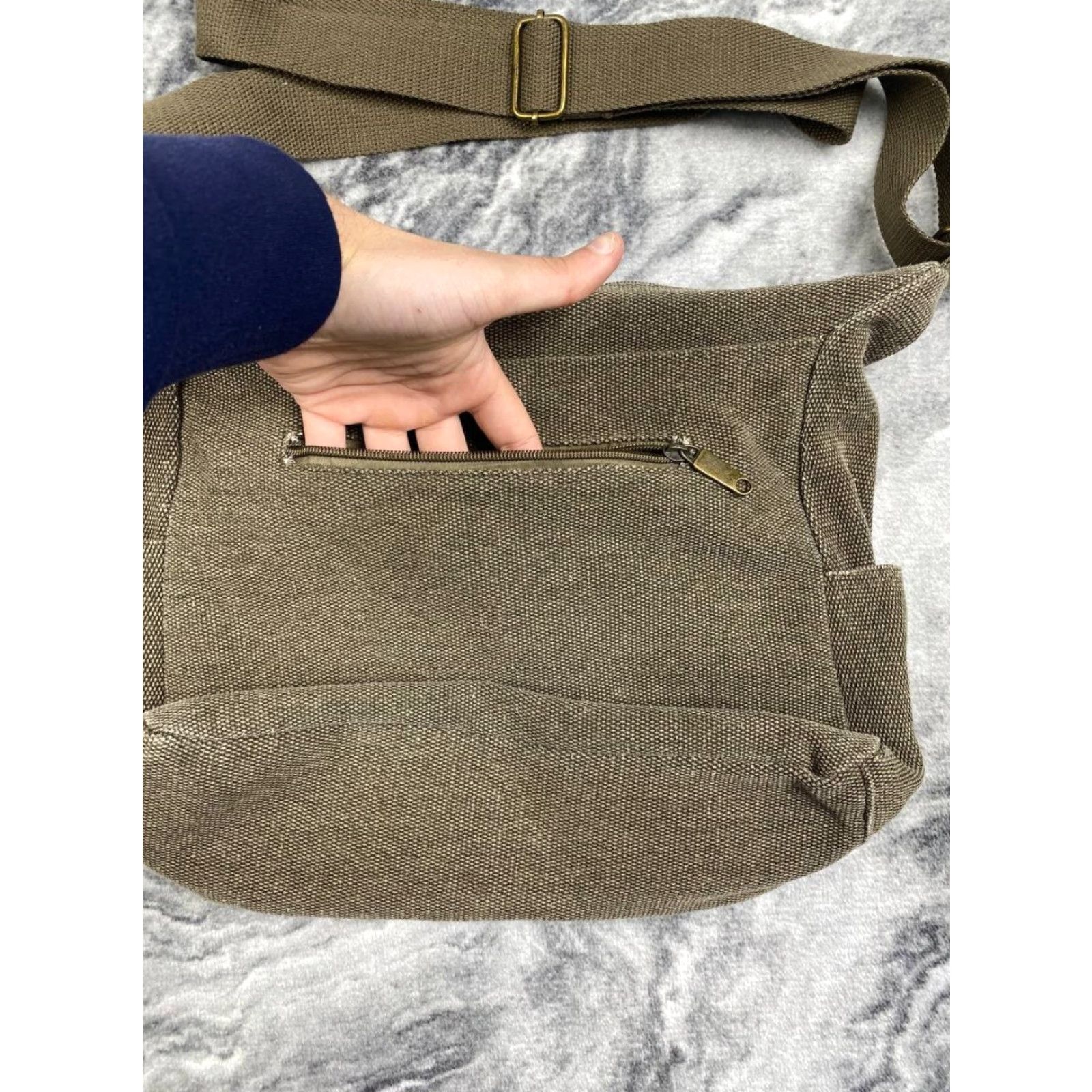 Dolce & Gabbana VINTAGE Dolce&Gabbana DG Logo Bag Shoulder Bag Brown Leather Canvas Medium Women Size ONE SIZE - 6 Thumbnail