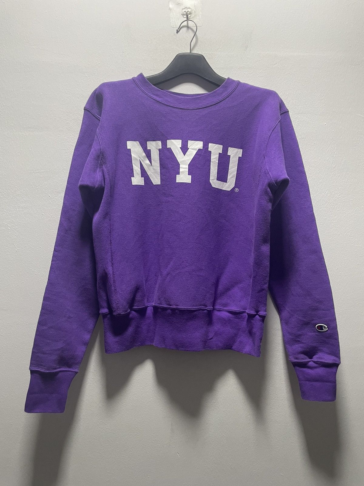 Champion CHAMPION Sweatshirt NYU Reverse Weave USA NY University Size M / US 6-8 / IT 42-44 - 1 Thumbnail