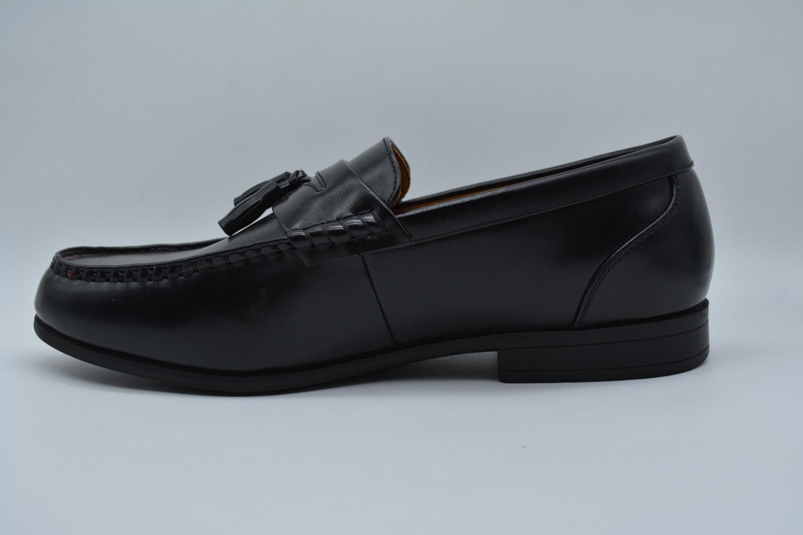 Buscemi Nunn Bush Dress Shoe Black Vegan Tassel Loafers Size 11 Size US 11 / EU 44 - 6 Thumbnail