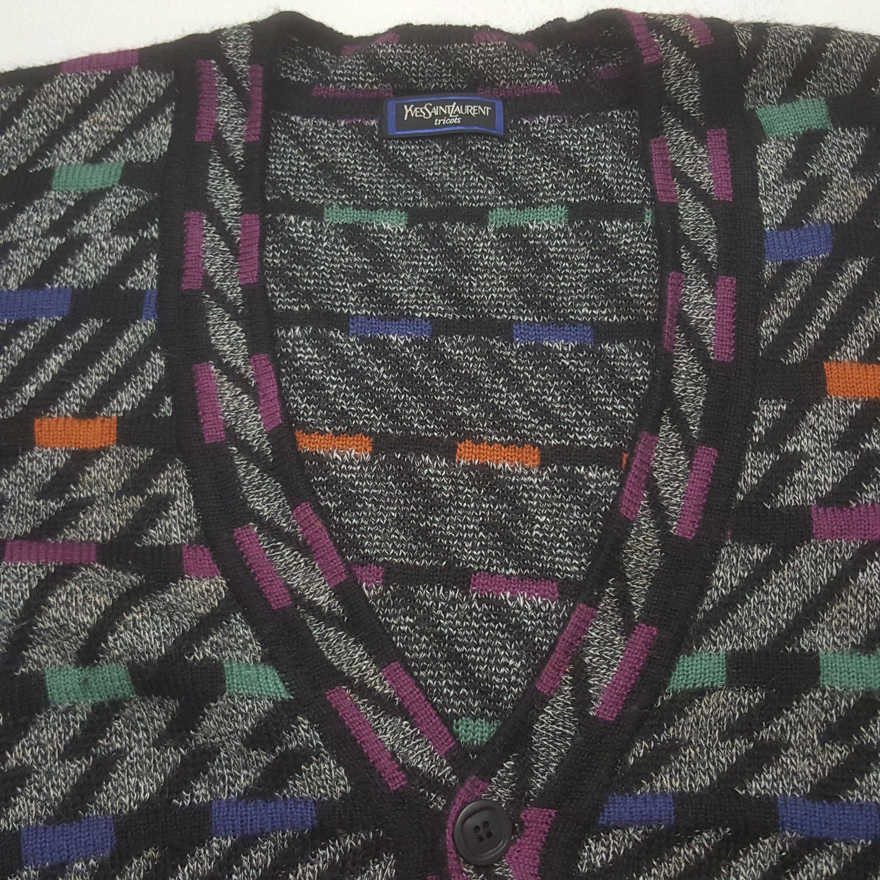 Yves Saint Laurent Vintage Yves Saint Laurent Cardigan Knitwear Size US L / EU 52-54 / 3 - 5 Thumbnail
