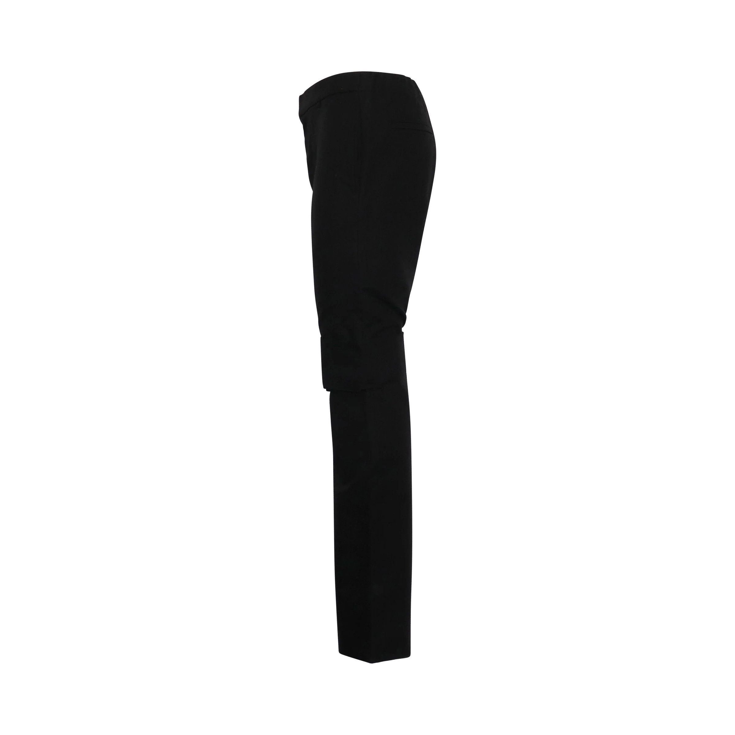 Givenchy o1mris0824 Overlayer Trousers in Black Size US 32 / EU 48 - 3 Thumbnail