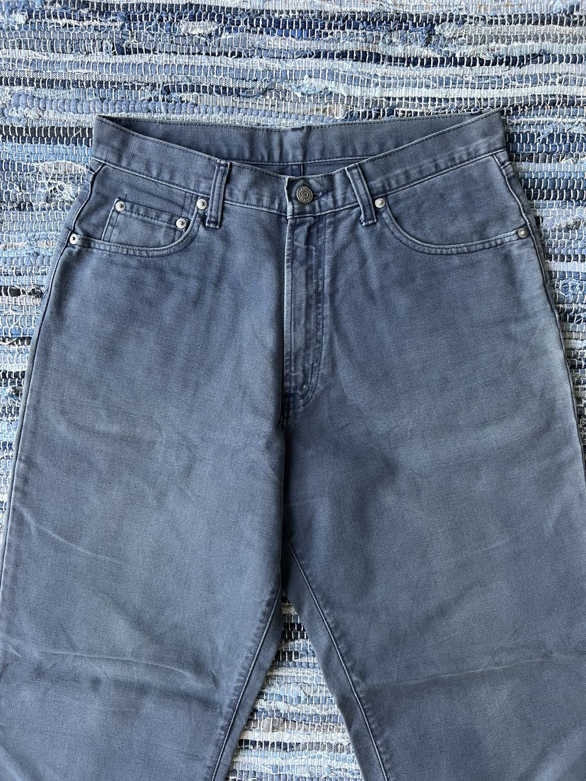 RRL Ralph Lauren Vintage RRL Double RL Faded Black Duck Canvas Denim Jeans Size US 30 / EU 46 - 5 Thumbnail
