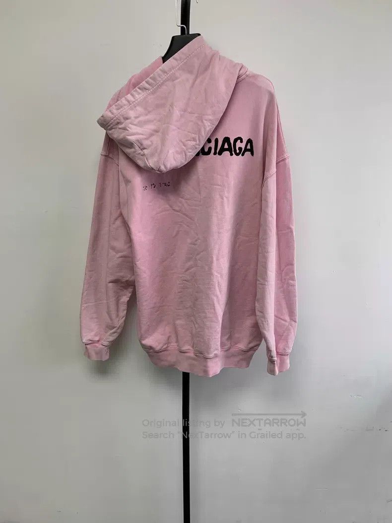Balenciaga Balenciaga Solid Color Brand Logo Printed Hooded Long Slee Size XS / US 0-2 / IT 36-38 - 2 Thumbnail