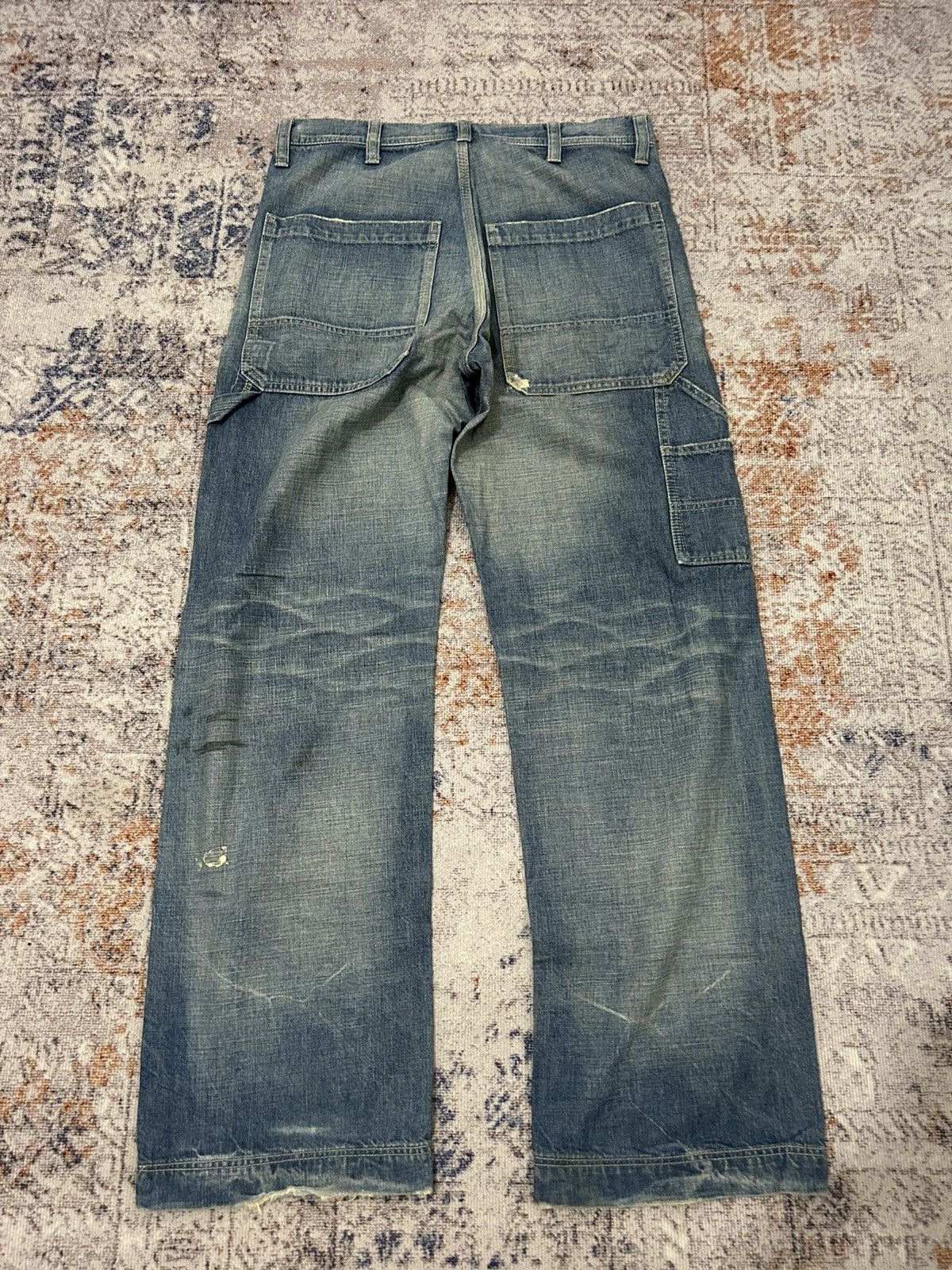 Japanese Brand Vintage Lounge Lizard Carpenter Jeans Size US 31 - 2 Thumbnail