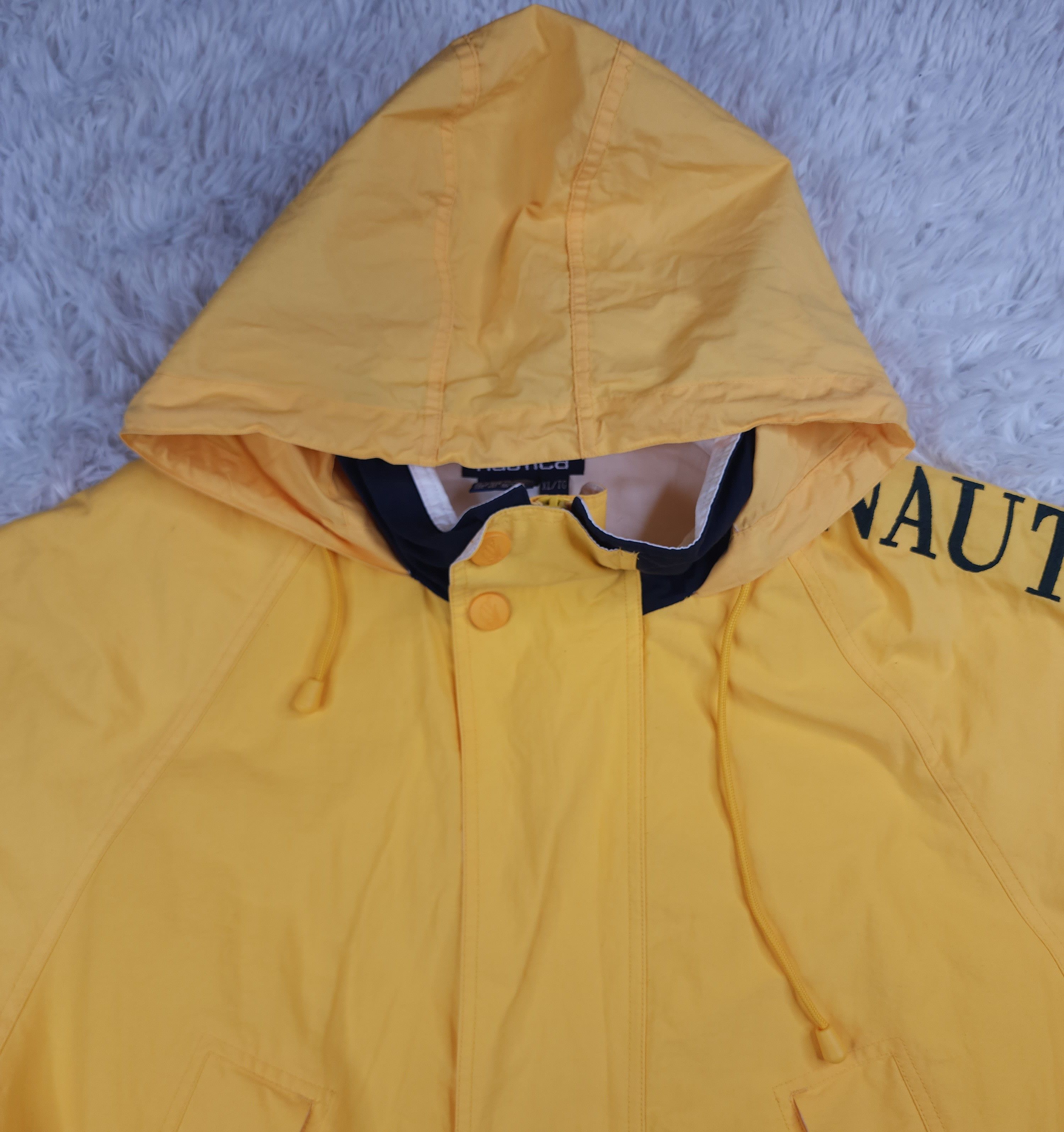 Nautica Vintage Nautica full zip yellow anorak jacket Size US XL / EU 56 / 4 - 4 Thumbnail
