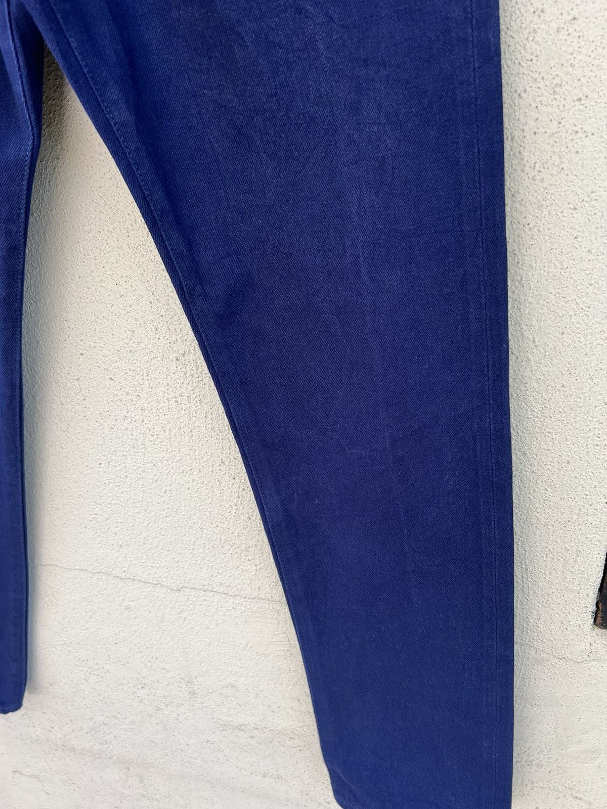 Japan Blue Japan Blue JB0625 Leather Patch Indigo Denim Slim Jeans Size US 31 - 11 Thumbnail
