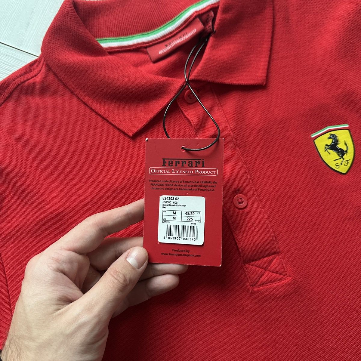 Ferrari Scuderia Ferrari racing formula 1 Polo New y2k hype Italy Size US M / EU 48-50 / 2 - 4 Thumbnail
