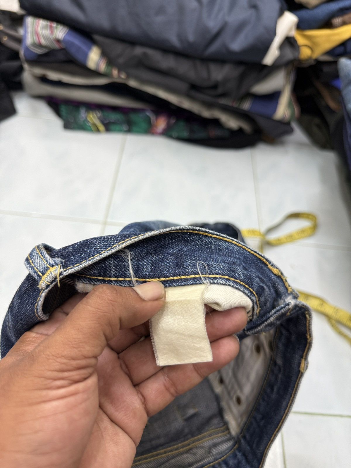 Vintage 🔥🔥🔥ARCHIVE VTG JAPAN SELVEDGE DENIM Size US 29 - 15 Thumbnail