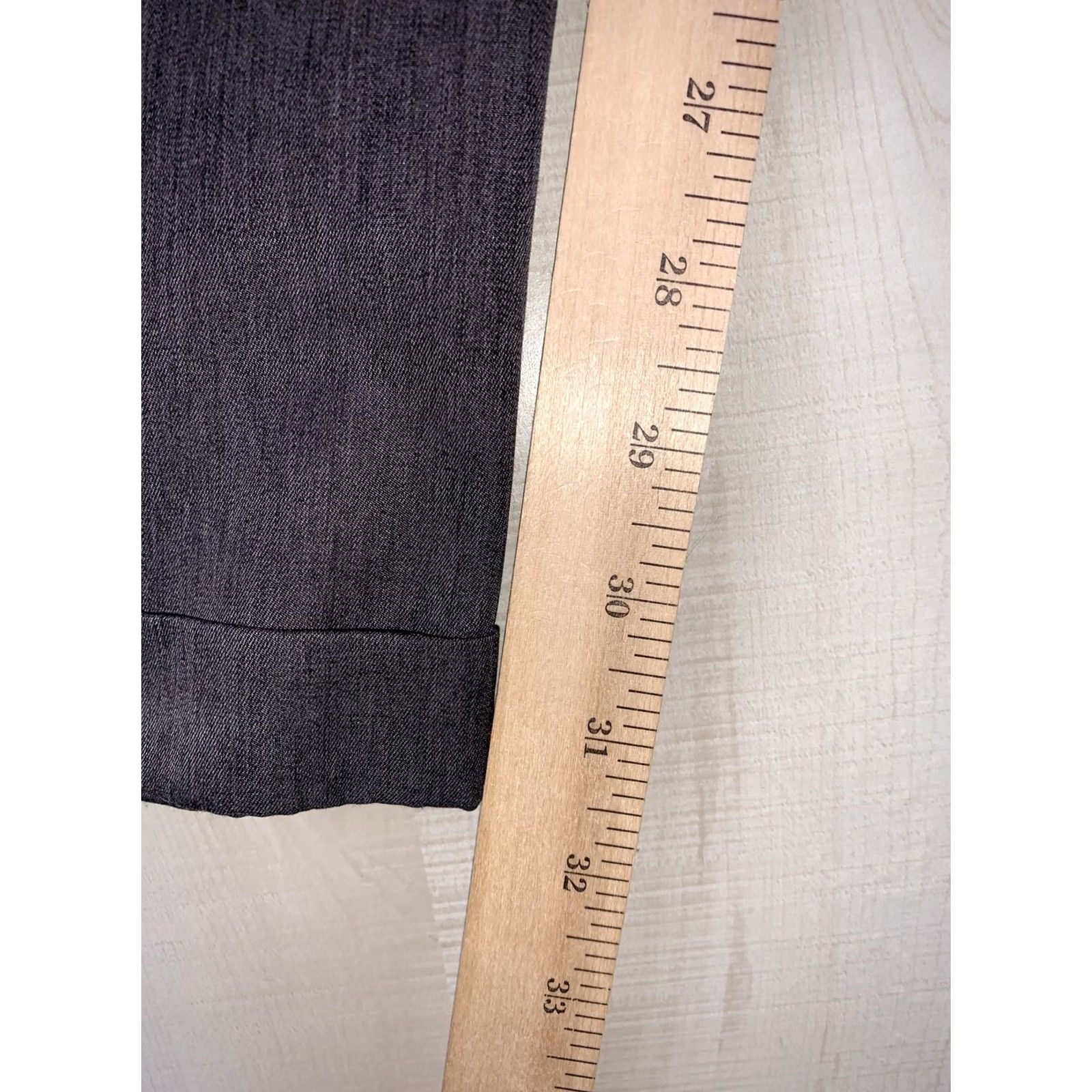 Perry Ellis Perry Ellis Portfolio Mens Gray Cuffed Trouser Slack Pants Size 36x32 Workout Shopwear? Size US 36 / EU 52 - 5 Thumbnail