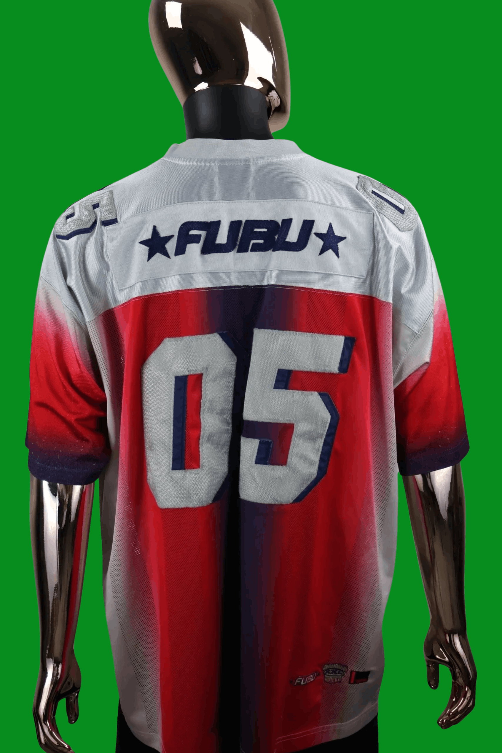 Fubu FUBU Sport 05 Football Jersey Blue Red White Champions Y2K Size US XXL / EU 58 / 5 - 6 Thumbnail