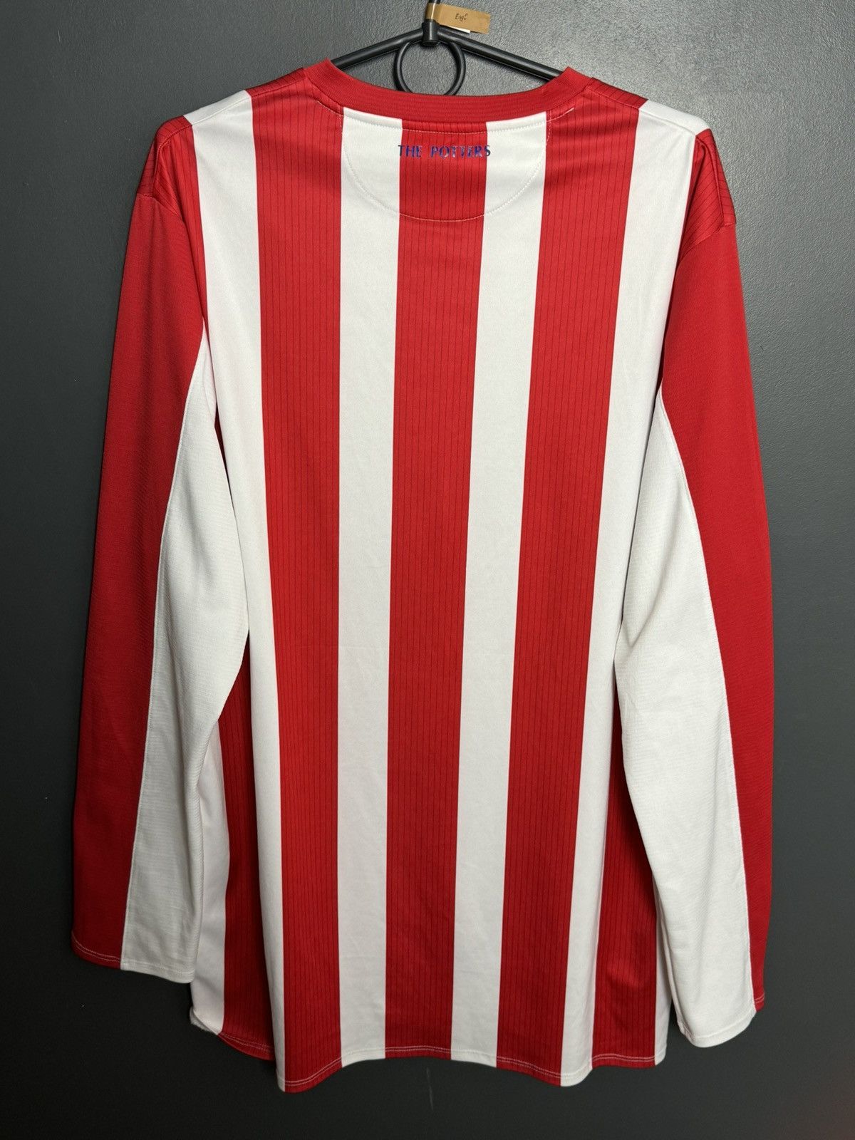 New Balance Stoke City 15/16 Home Football Long Sleeve Jersey Size US XL / EU 56 / 4 - 2 Thumbnail
