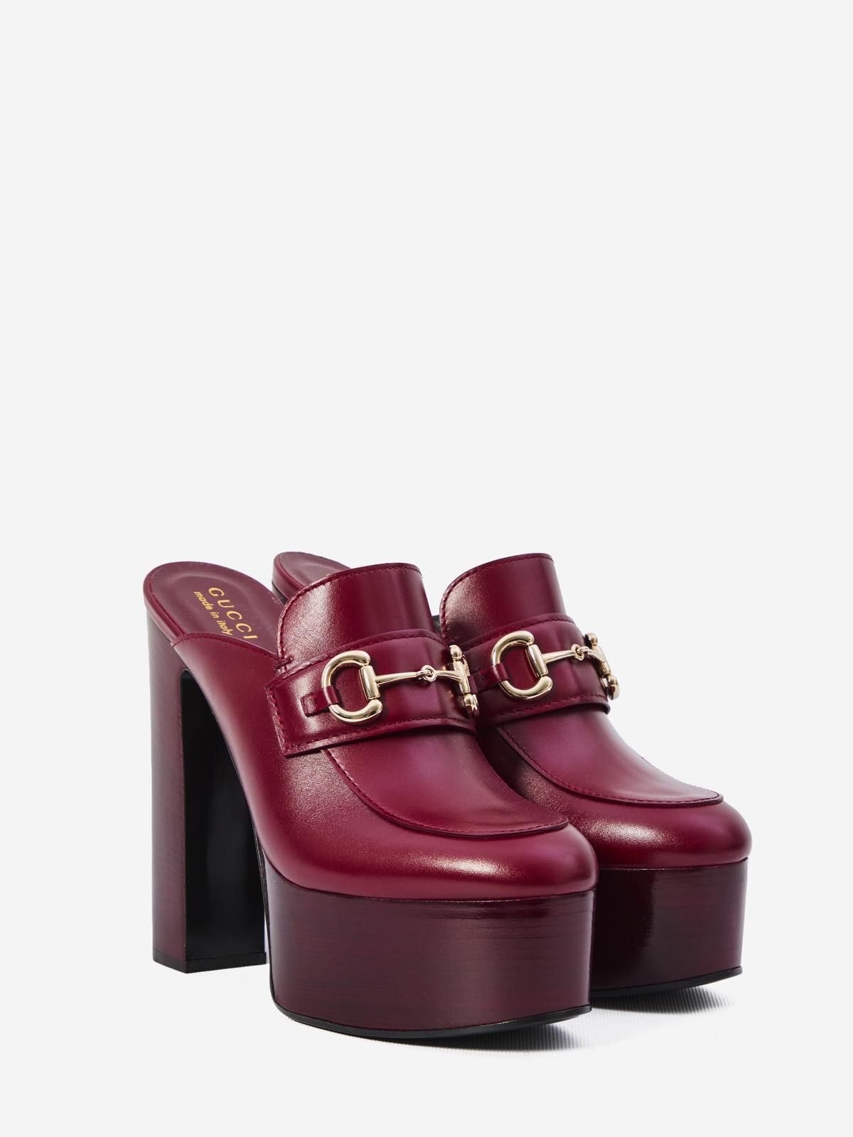 Gucci Gucci Horsebit Platform Mules Size US 5 / IT 35 - 2 Thumbnail