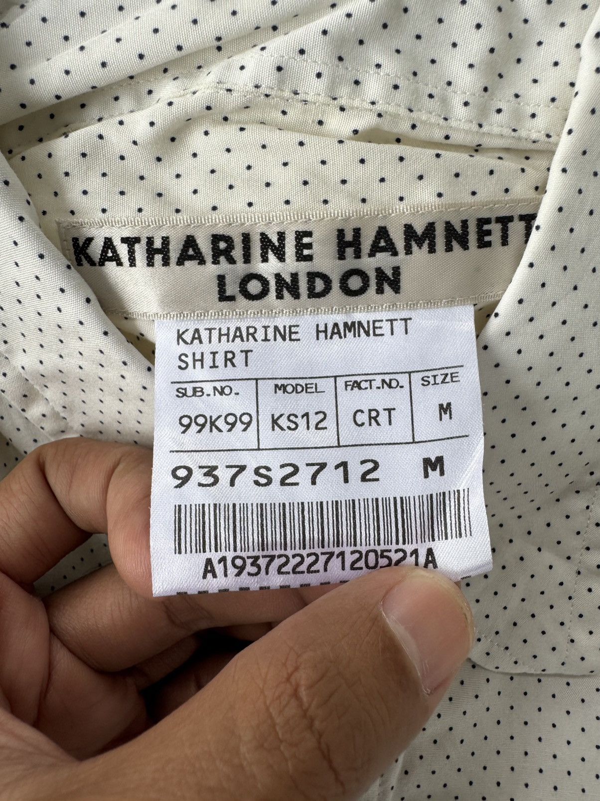 Katharine Hamnett London KATHARINE HAMNETT LONDON LONG SHIRT Size US M / EU 48-50 / 2 - 6 Thumbnail