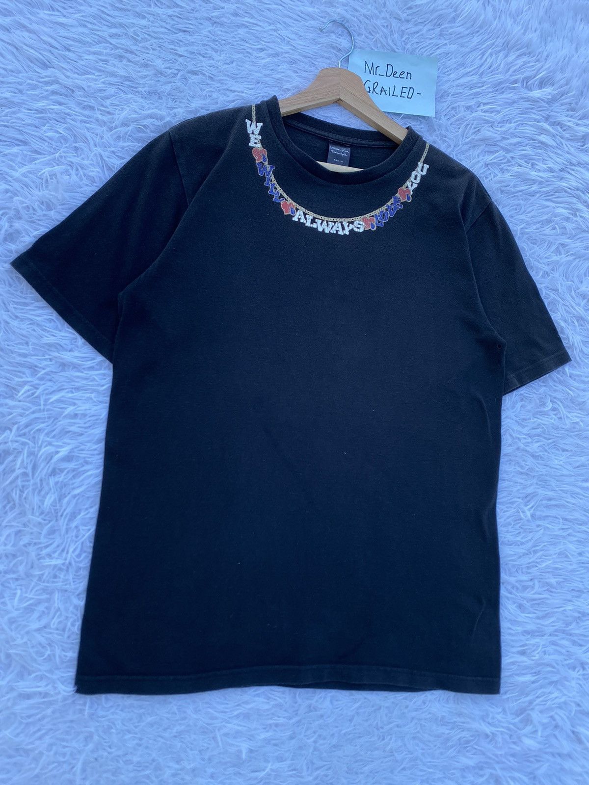 Number (N)ine Rare Number Nine “We Always Love You” Necklace Tee Size US L / EU 52-54 / 3 - 3 Thumbnail
