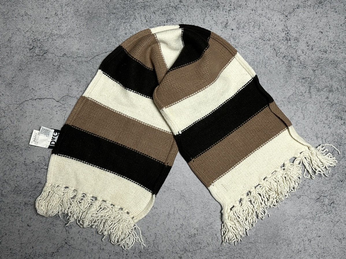 Dolce & Gabbana Vintage Dolce & Gabbana Wool Knitted Scarf / Muffler Size ONE SIZE - 8 Thumbnail