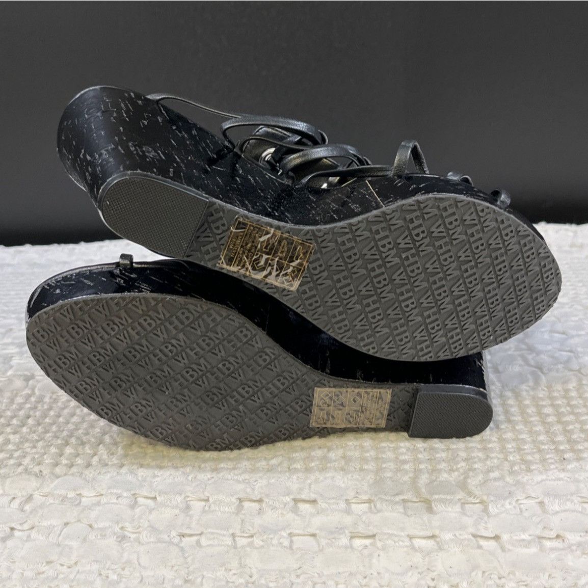 White House Black Market White House Black Market Emmalyn Women's Black Shoes/Heels S Size US 10 / IT 40 - 5 Thumbnail