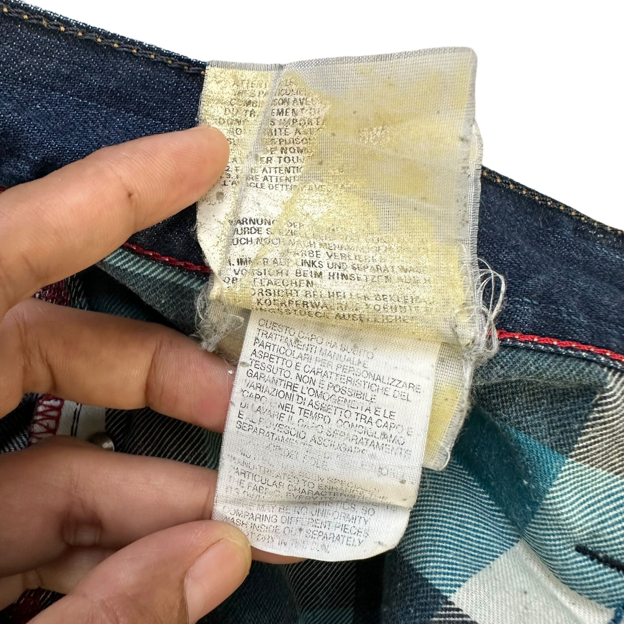 Replay REPLAY R81 Asolo Italy Trashed Washed Denim Pant #A58-1330 Size US 30 / EU 46 - 12 Thumbnail