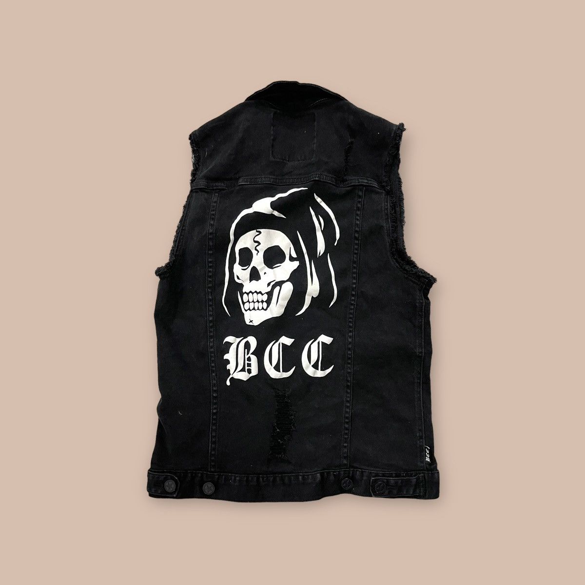 If Six Was Nine BlackCraft Hooded Denim Vest Size US M / EU 48-50 / 2 - 4 Thumbnail