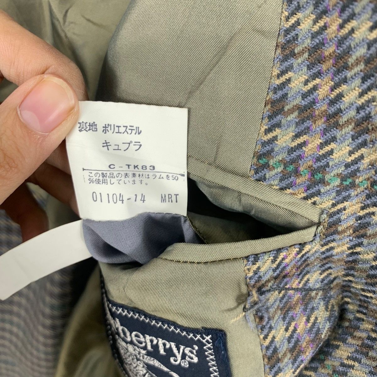 Burberry Vintage 90s BURBERRY LONDON Nova Checks Collection Blazer Size M / US 6-8 / IT 42-44 - 12 Thumbnail