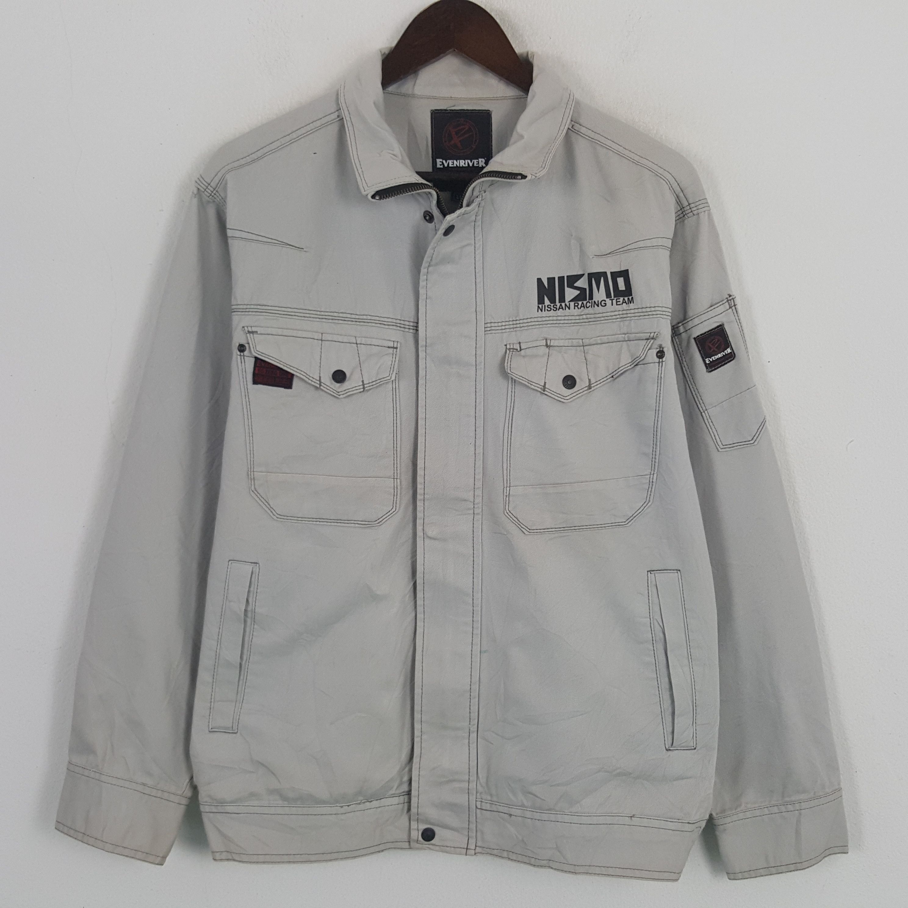 Japanese Brand × Vintage Vintage Nissan Racing Team Custom Art Worker Sport Jacket Size US L / EU 52-54 / 3 - 3 Thumbnail