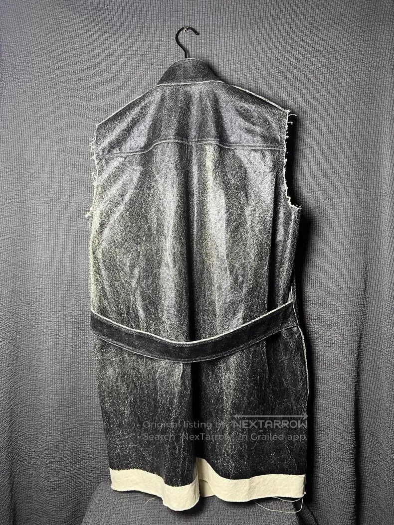 Rick Owens Rick Owens Frayed Glue Destroyed Vest Sleeveless Zip-up Ja Size US L / EU 52-54 / 3 - 4 Thumbnail
