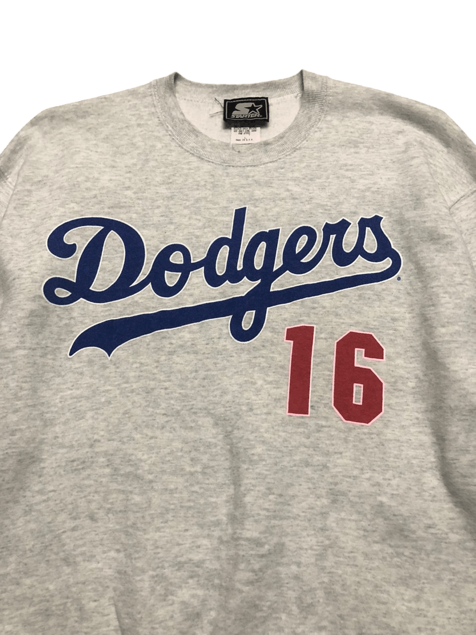 Starter Vintage 90s Starter Dodgers "NOMO 16" Crewneck Sweatshirt Size US L / EU 52-54 / 3 - 4 Thumbnail