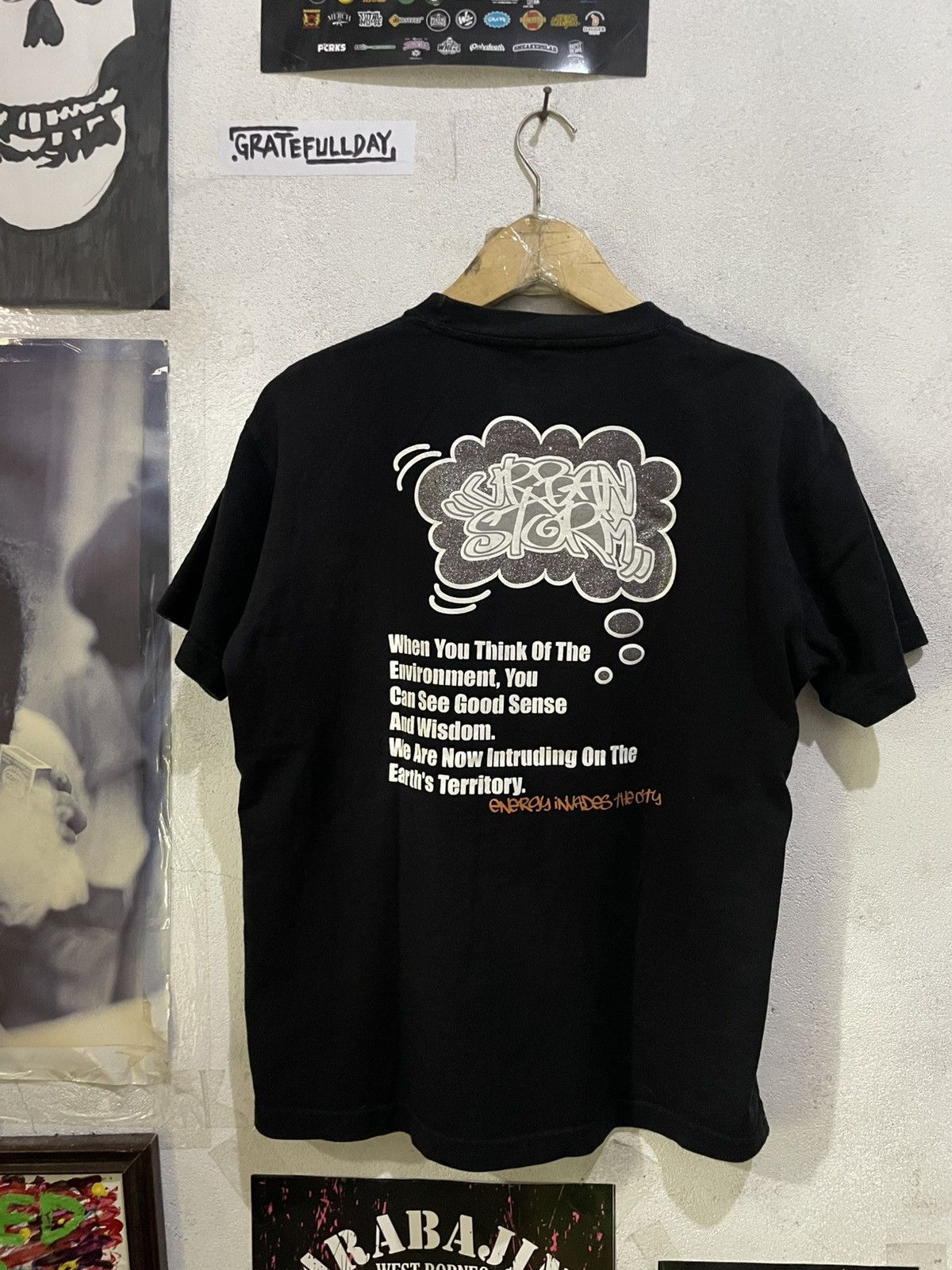 Le Grande Bleu (L.G.B.) Bedrock x L.G.B white t-shirt undercover