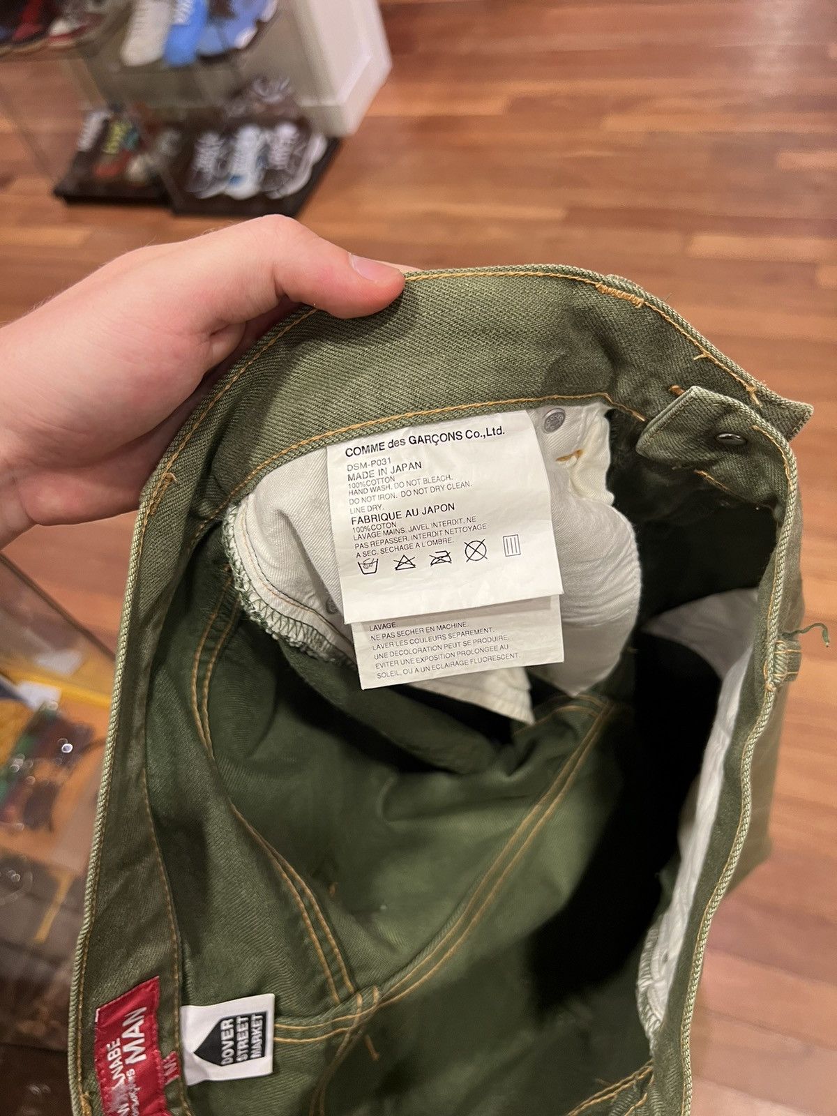 Comme des Garcons 2006 Junya Comme Des Garçons Levi’s ‘Bullseye’ Denim Olive Size US 32 / EU 48 - 7 Thumbnail