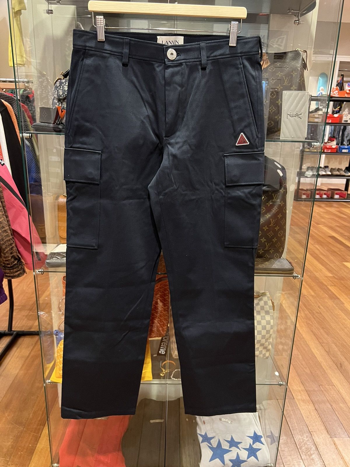 Lanvin Lanvin Cargo Pants Navy Size US 34 / EU 50 - 1 Thumbnail