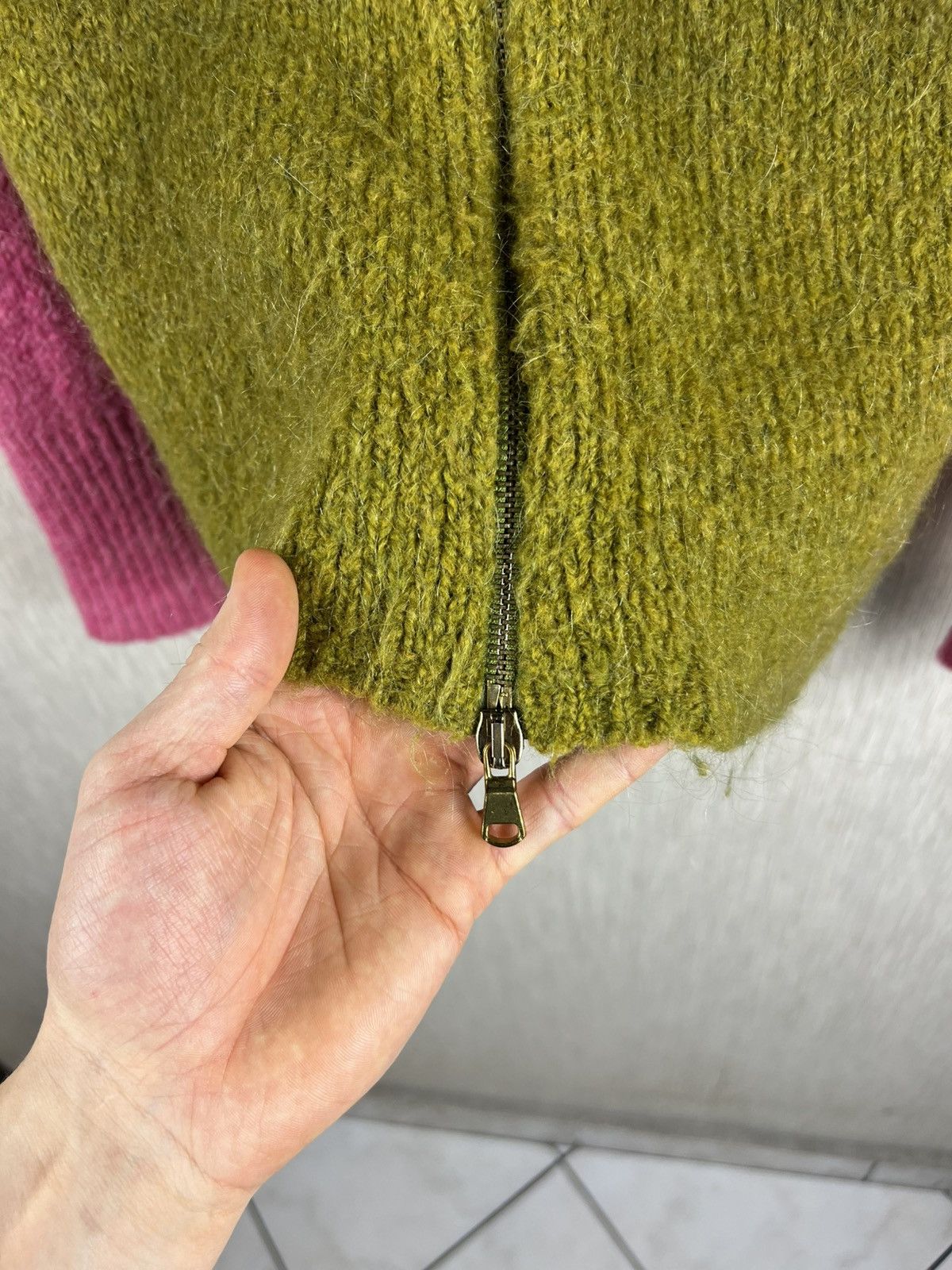 Vintage Vintage 90s einstein prog prod mohair cardigan sweater knit Size S / US 4 / IT 40 - 12 Thumbnail