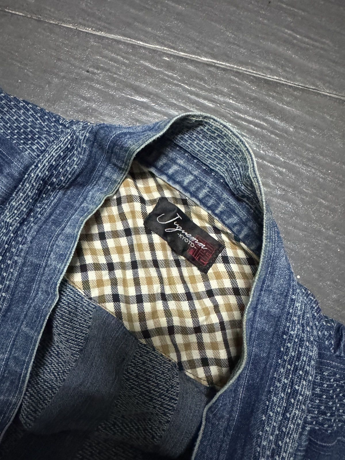 Japanese Brand × Vintage Vintage Japan Indigo fabric outerwear Size US XL / EU 56 / 4 - 3 Thumbnail