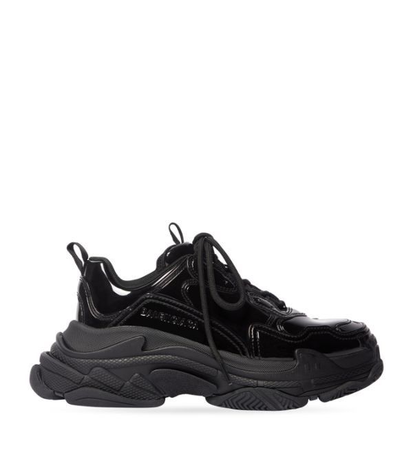 Balenciaga o1mt1gz0724 Triple S Sneakers in Black Size US 11 / IT 41 - 1 Thumbnail
