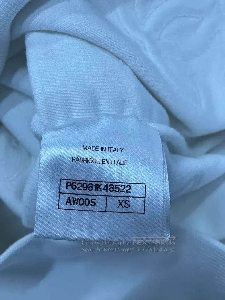 Chanel Chanel White embossed letter logo hooded sweatshirt Size XS / US 0-2 / IT 36-38 - 5 Thumbnail