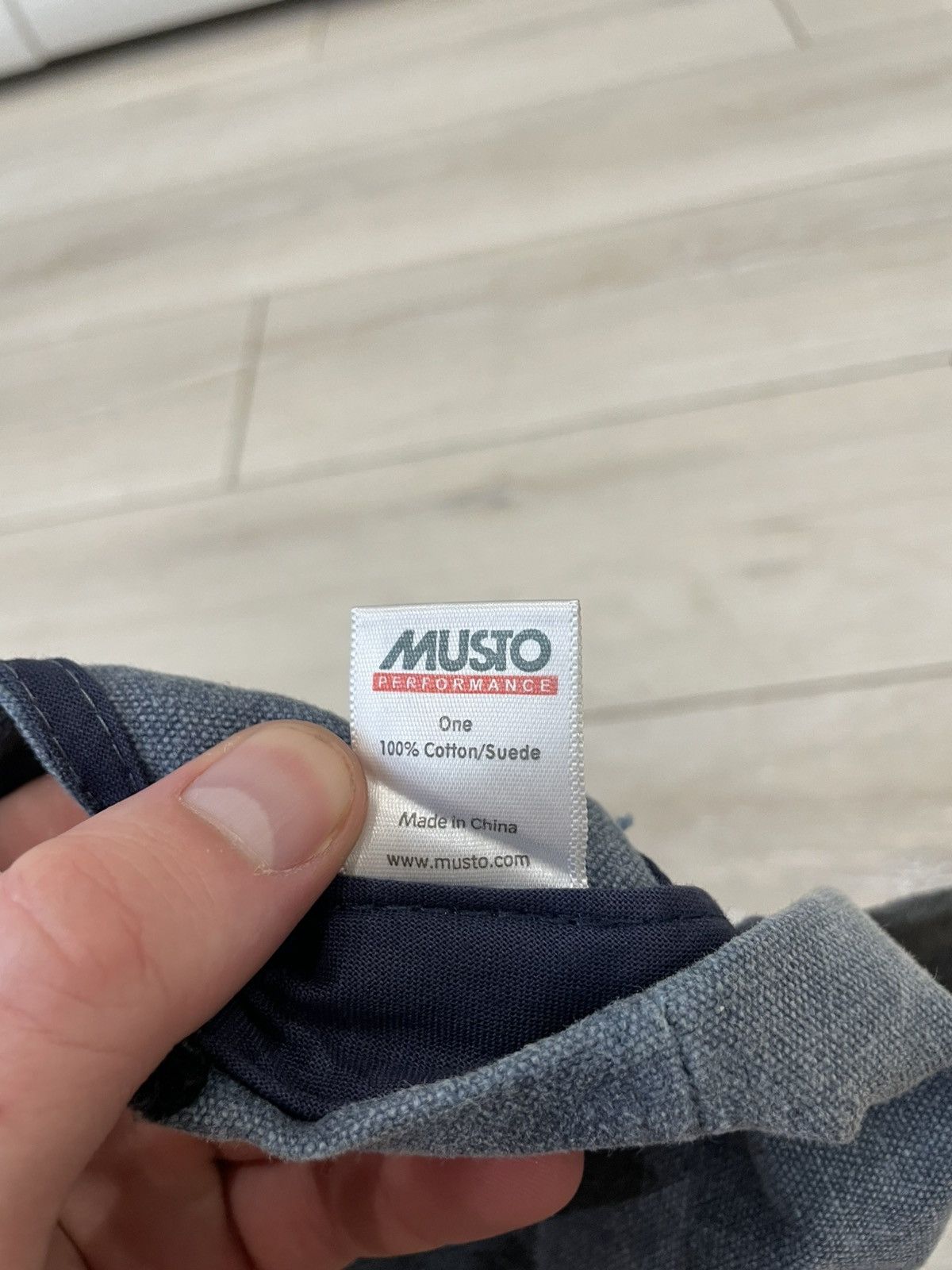 Musto × Vintage Musto Crew Cap Mens Adjustable Suede Brim Sailing Vintage Size ONE SIZE - 7 Thumbnail