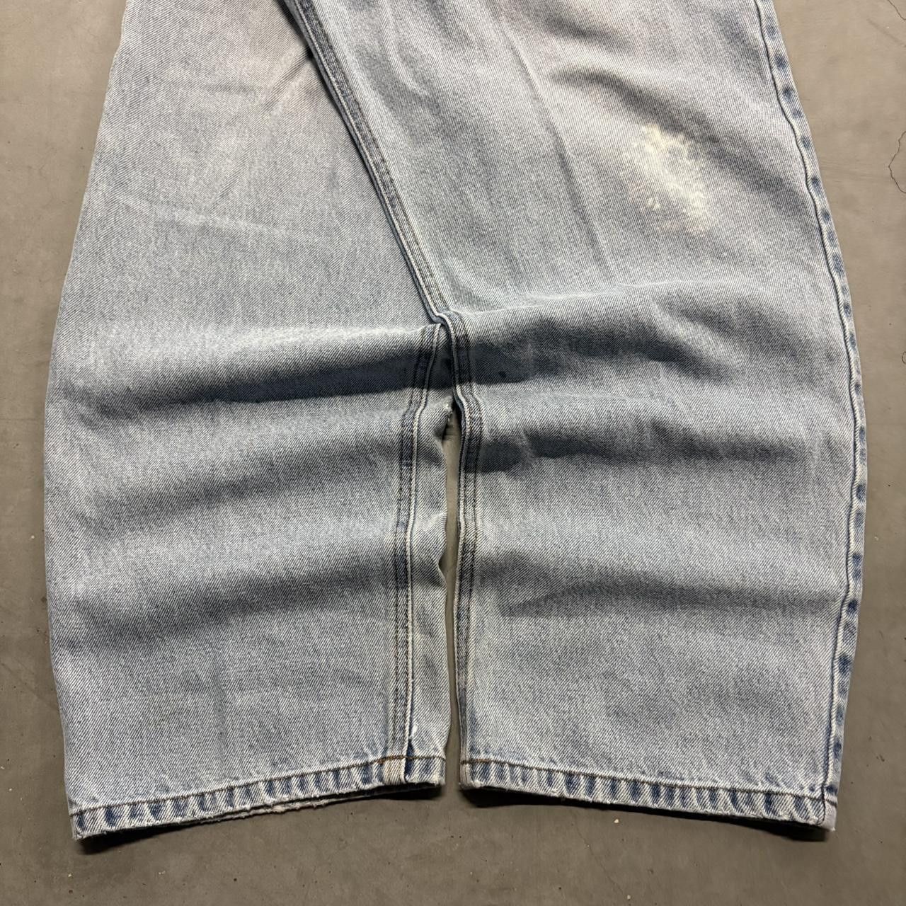 Vintage Crazy Vintage Y2K/2000s Super Baggy Skater Style Streetwear Chaps Light Wash Denim Jeans! Size US 38 / EU 54 - 5 Thumbnail