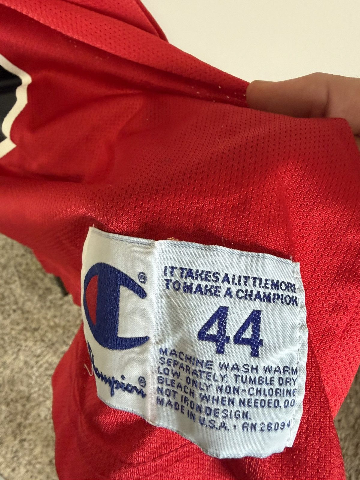 Champion Vintage 90s MJ bulls champion jersey made in USA Size US M / EU 48-50 / 2 - 3 Thumbnail