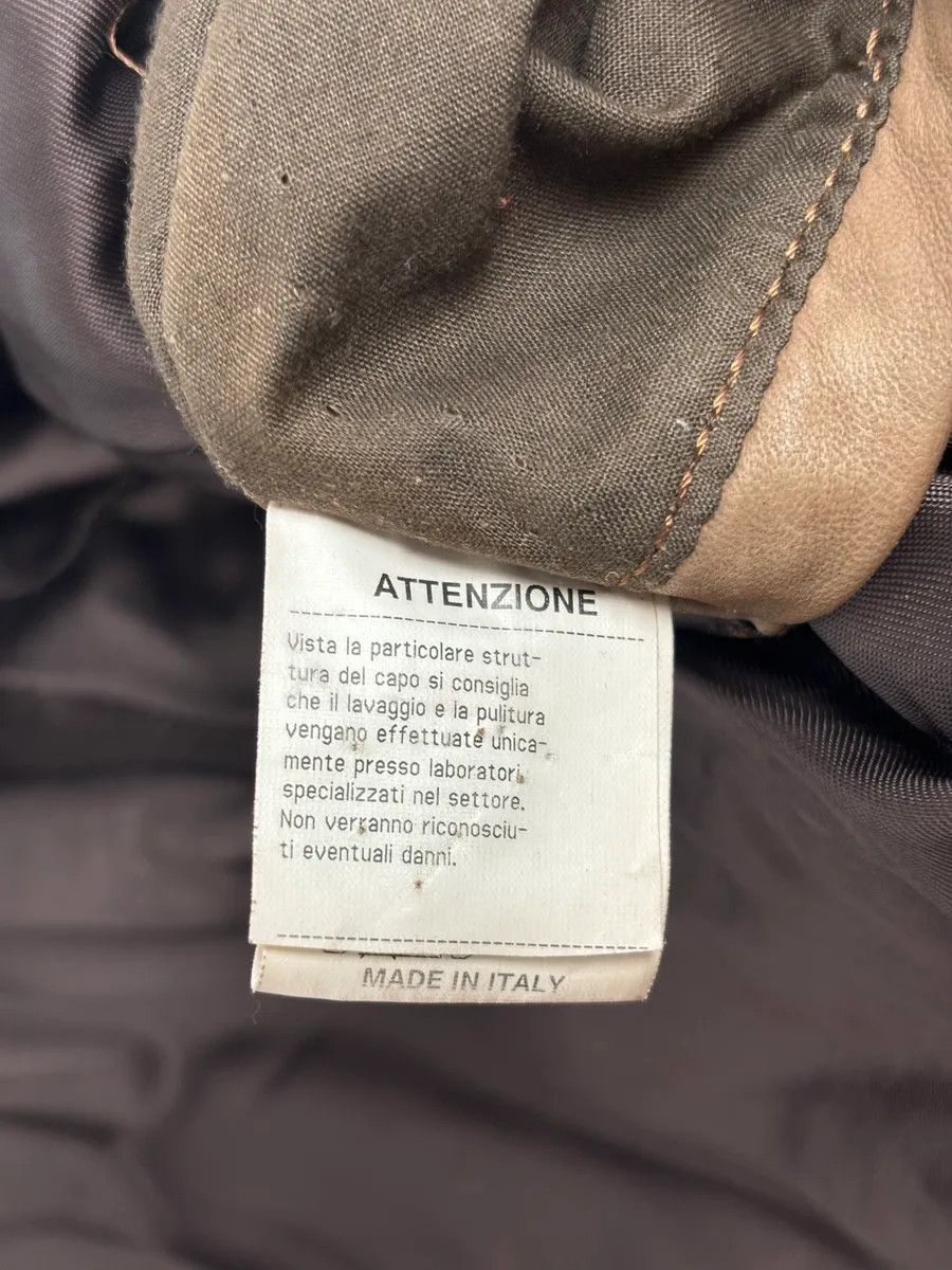 Daniele Alessandrini 2000s Daniele Alessandrini Agent Beige Leather Jacket Size US M / EU 48-50 / 2 - 12 Thumbnail