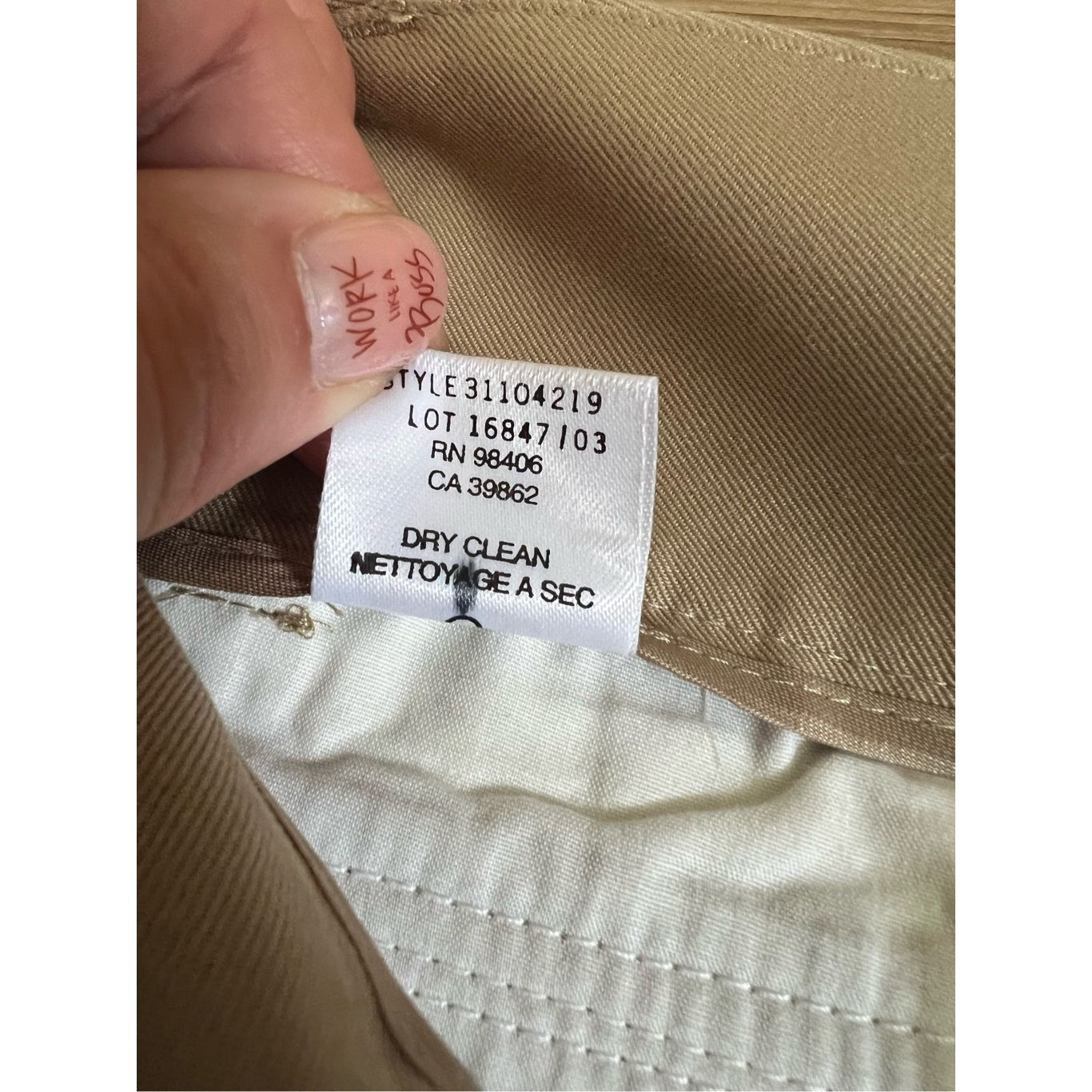 Theory THEORY Low-Rise Beige Cotton Twill Flare Leg Pants w/ Pocket Size 34" / US 12 / IT 48 - 6 Thumbnail
