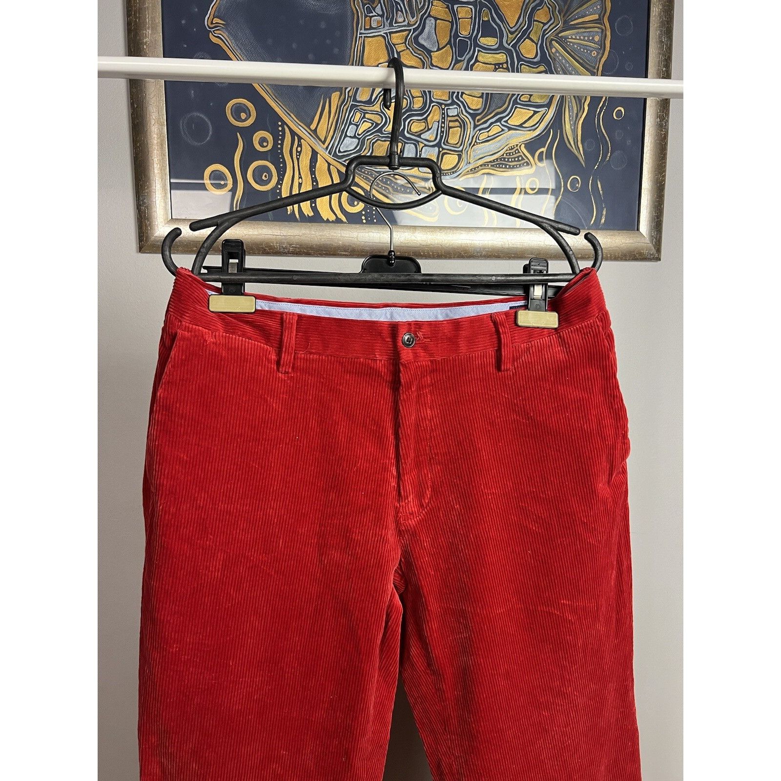 Polo Ralph Lauren MINT! Polo Ralph Lauren Red Corduroy Classic Fit Chino Pants Size US 33 - 5 Thumbnail