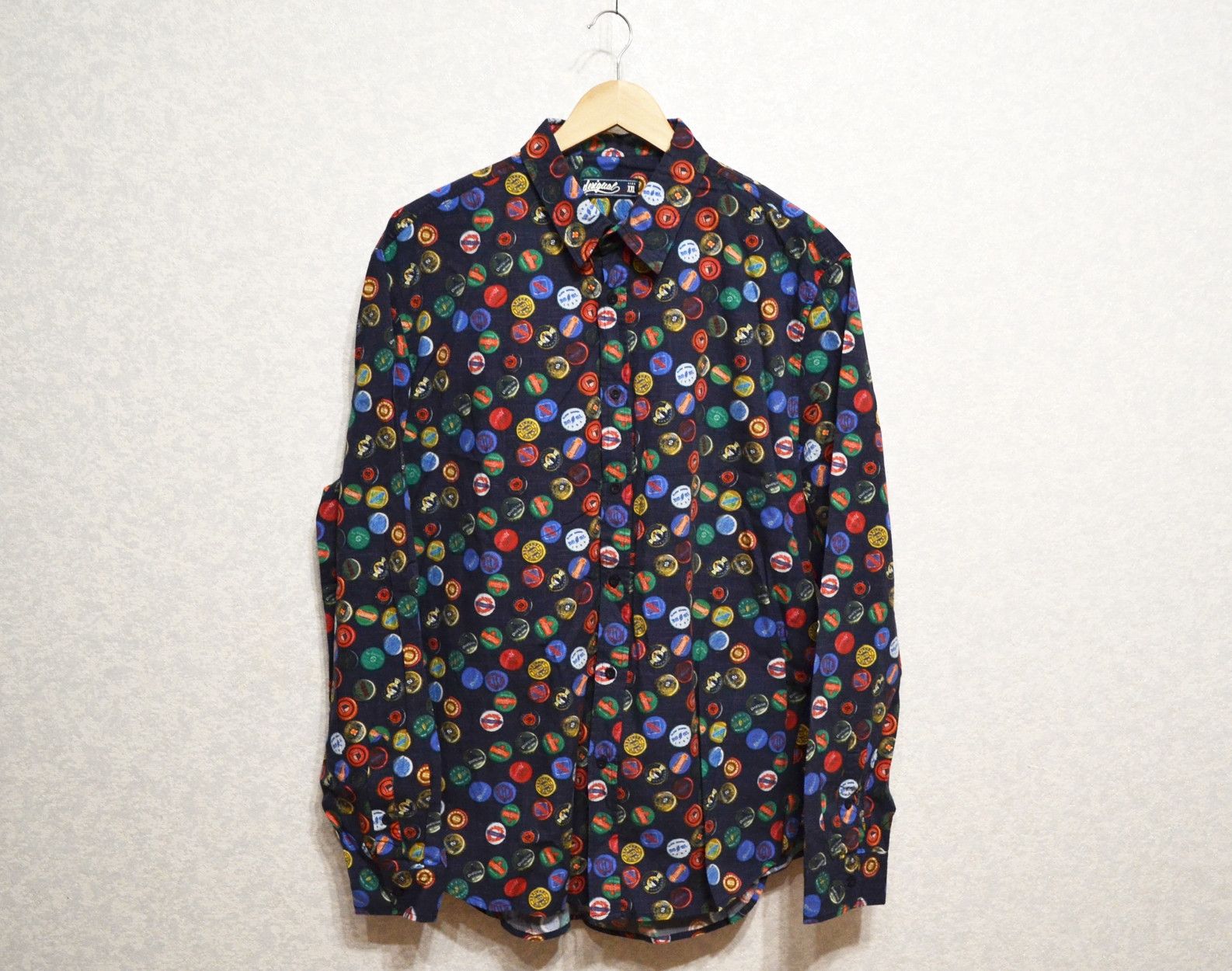 Desigual Desigual Bottle Caps Long Sleeve Button Shirt Size XXL Size US XXL / EU 58 / 5 - 1 Thumbnail