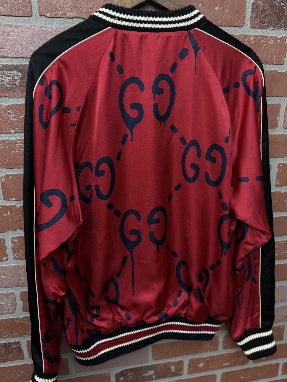Gucci GUCCI Red Ghost Bomber Jacket “Limited ” Size (52) $2,000 Size US M / EU 48-50 / 2 - 13 Thumbnail