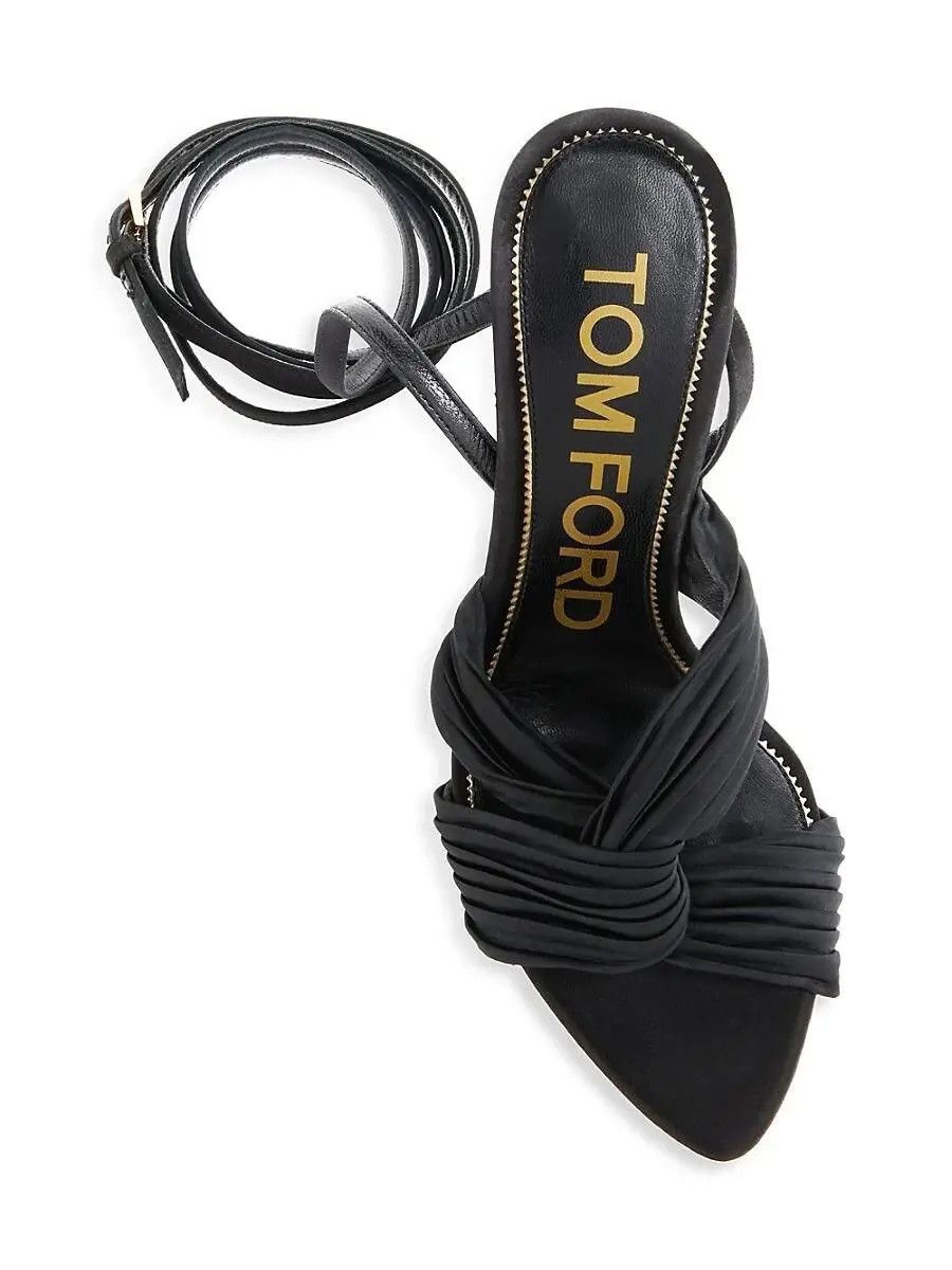 Tom Ford o1w1db11224 W3256 Sandals in Black Size US 8.5 / IT 38.5 - 2 Thumbnail
