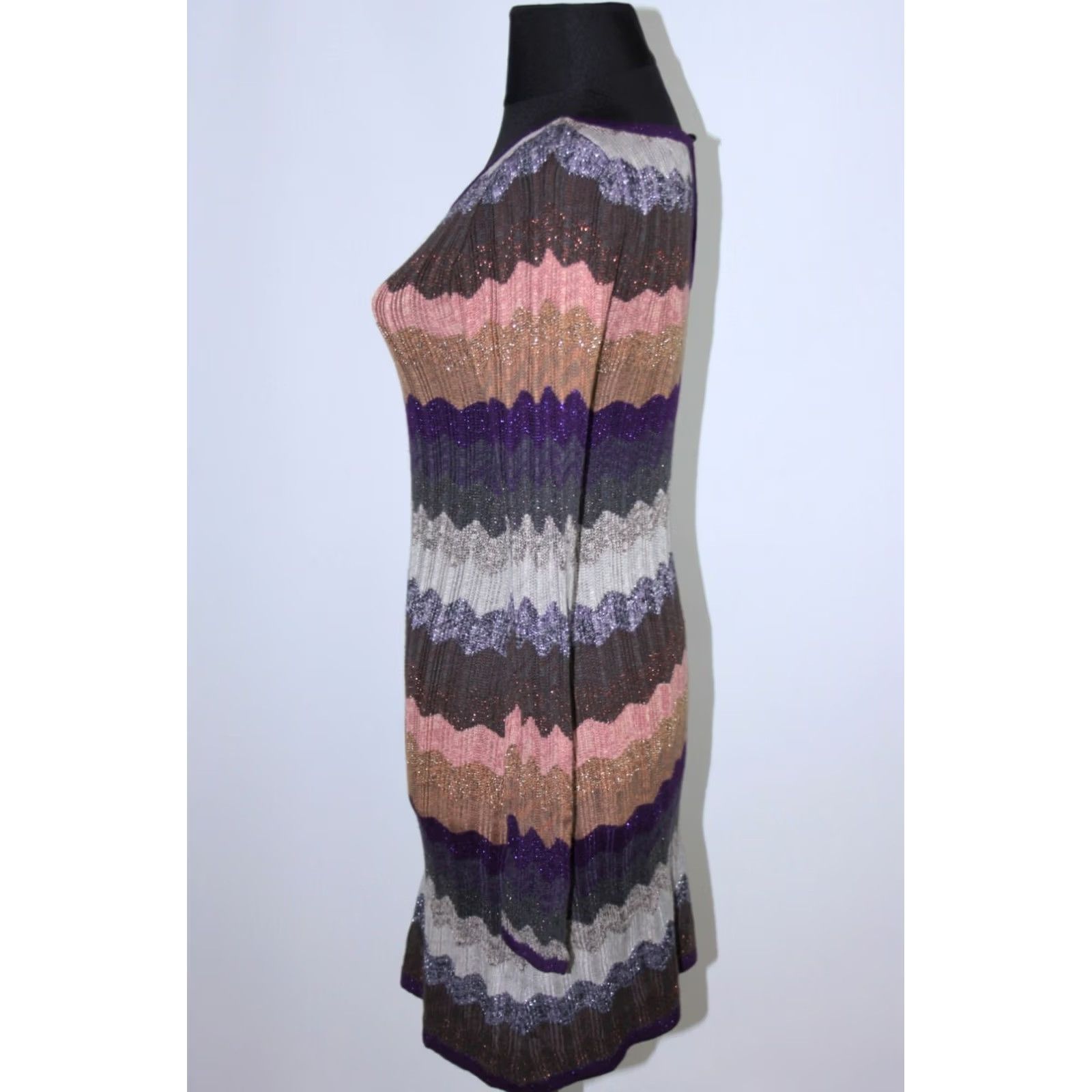 Missoni Missoni XS Womens A-Line Dress Midi Multicoloured Size XS Lindex Brand Missoni Dress Length Midi Colour Multicoloured Women XS Missoni Dress Size XS / US 0-2 / IT 36-38 - 3 Thumbnail