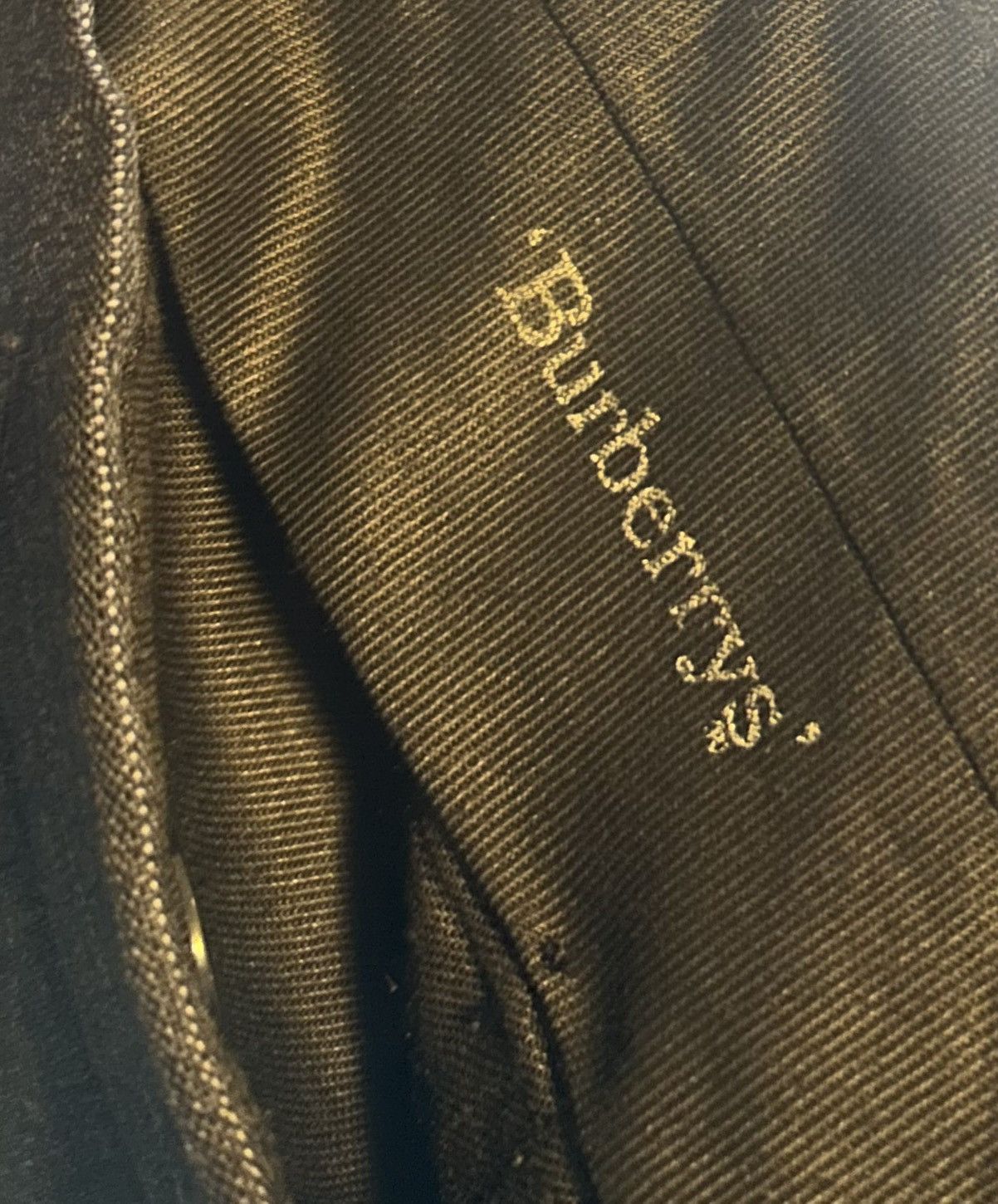 Burberry Burberrys Charcoal Gray Pinstripe 46R Suit Jacket 40x29 Size 46R - 7 Thumbnail