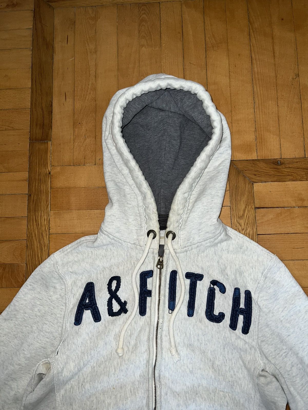 Abercrombie & Fitch × If Six Was Nine × Le Grande Bleu (L.G.B.) Distressed Abercrombie&Fitch Avant Garde zip Hoodie Size US S / EU 44-46 / 1 - 6 Thumbnail