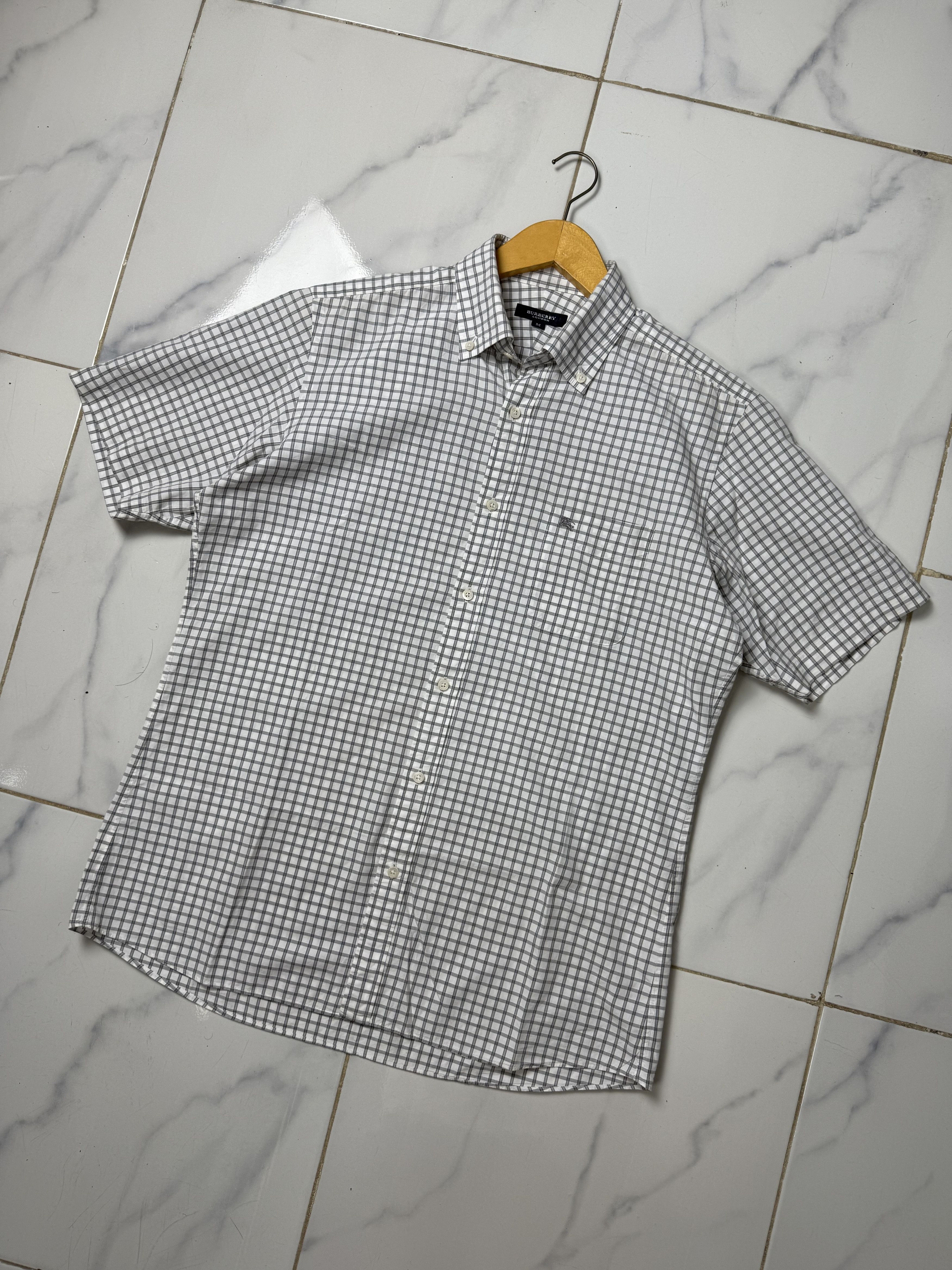 Burberry Vintage Burberry Plaid Gingham Button Down Shirt Size US M / EU 48-50 / 2 - 5 Thumbnail