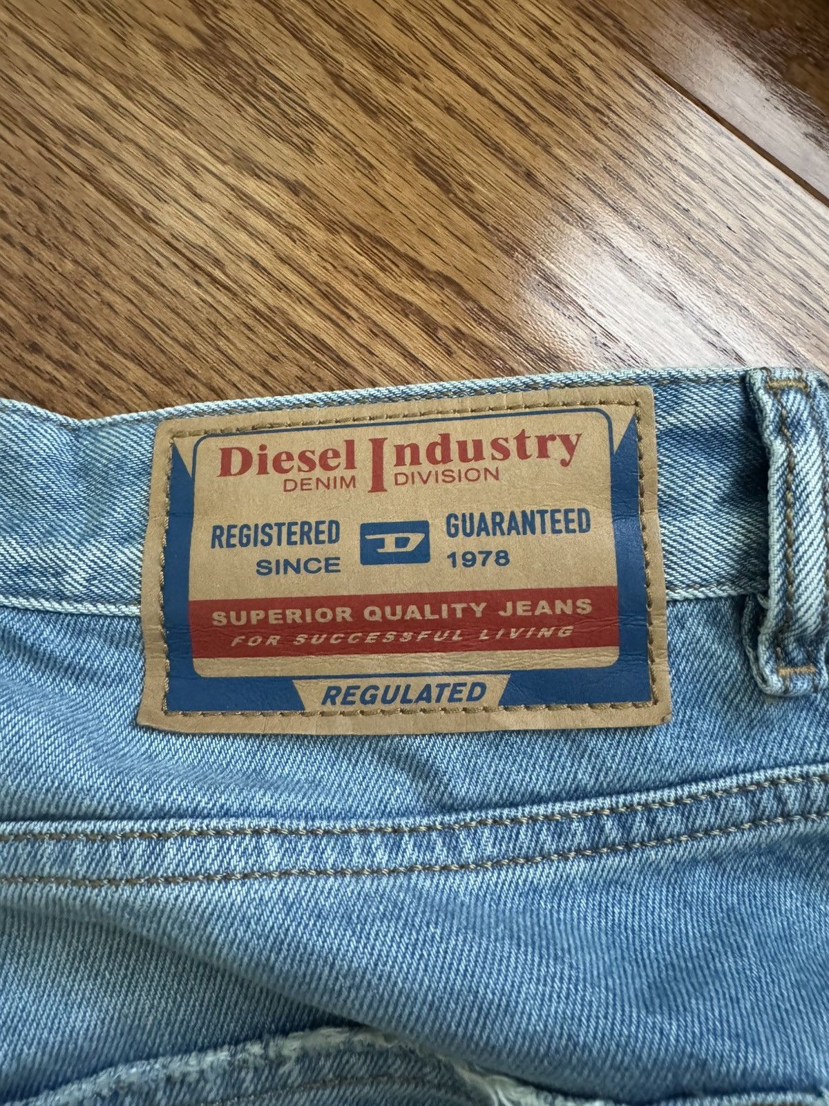 Diesel D-Rise Relaxed Jeans Size US 31 - 3 Thumbnail