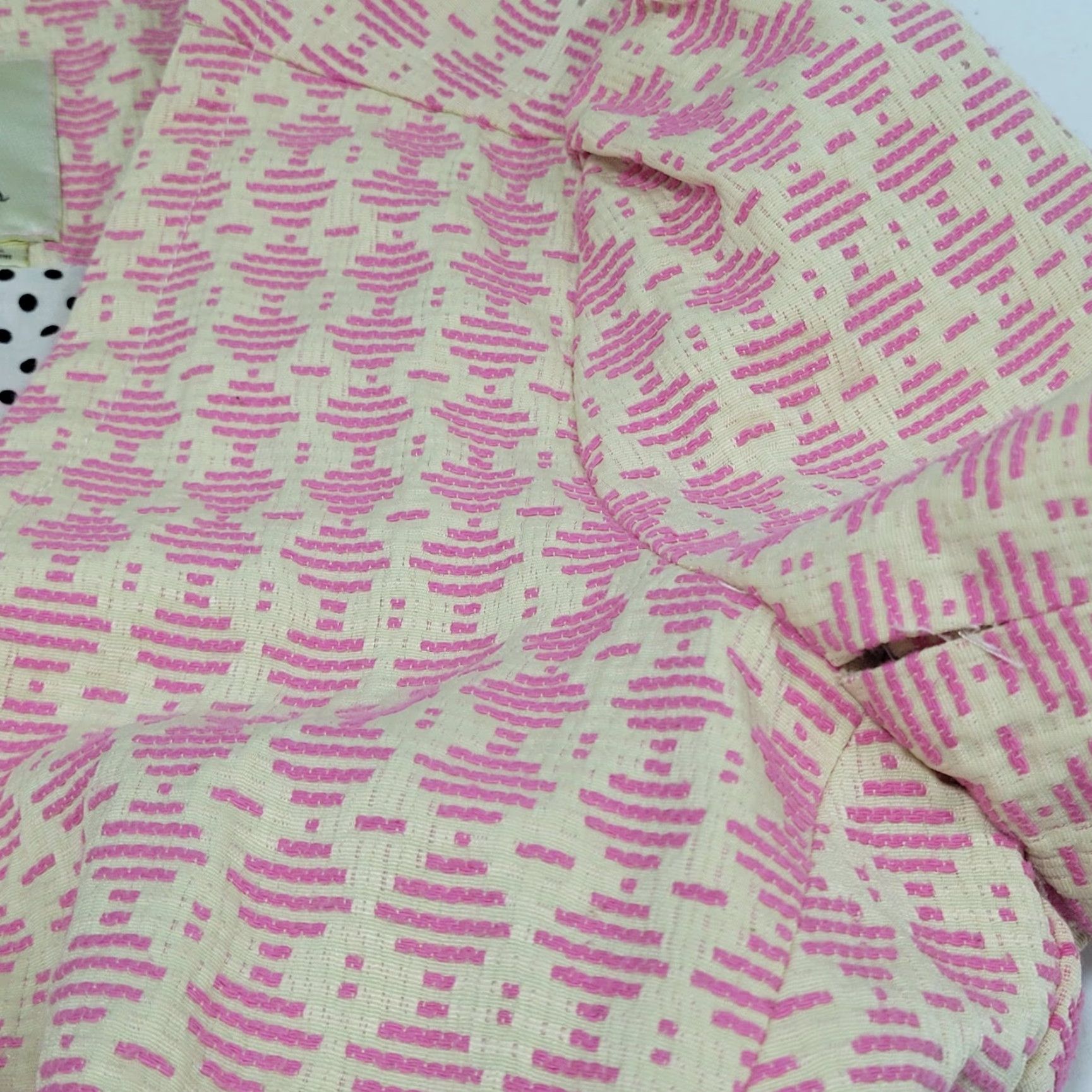 Anthropologie ELEVENSES Multicolor Polka Dot Puff Sleeve Jacket Size 10 Casual Lightweight Bohemian Teens Size L / US 10 / IT 46 - 5 Thumbnail